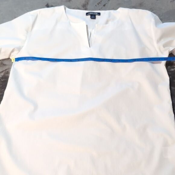 Lands' End White Long Sleeve Blouse Ladies Size 6 - Picture 8 of 11
